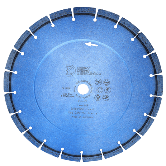 Laser HCG Diamond Blade | Kern-Deudiam | 115mm - 450mm - CLM Construction Supplies Ltd