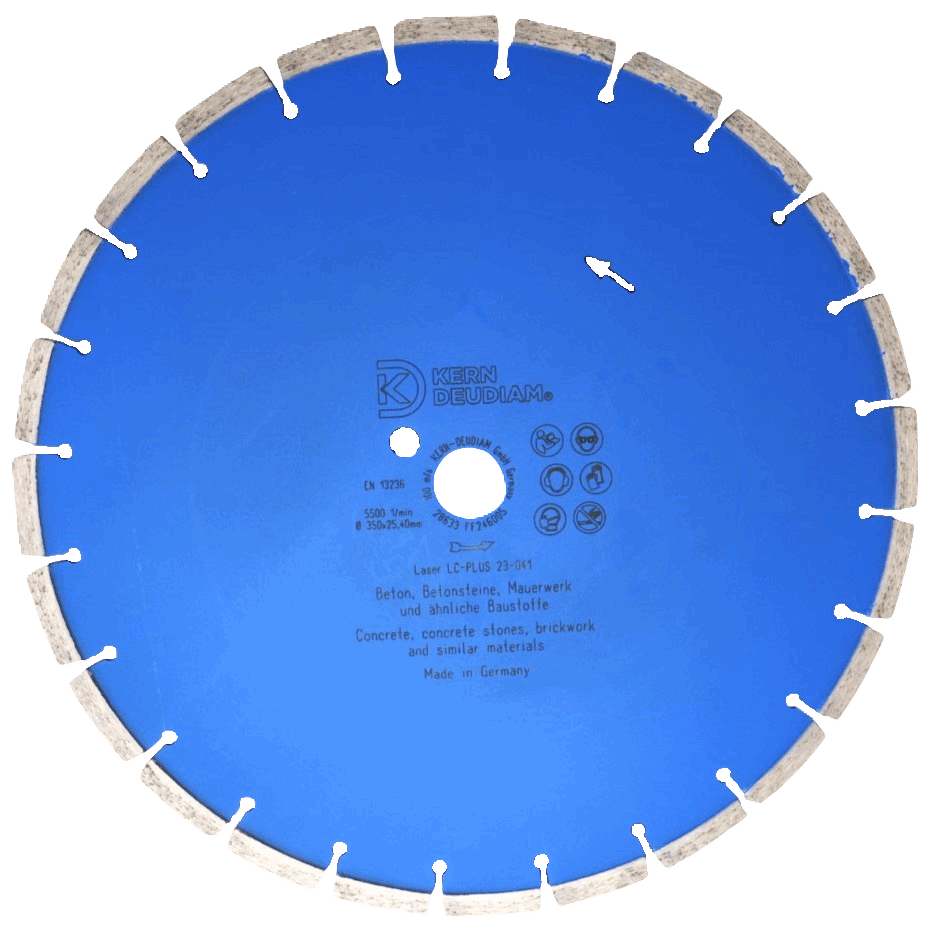 Laser LC Diamond Blade | Kern-Deudiam | 115mm - 450mm - CLM Construction Supplies Ltd