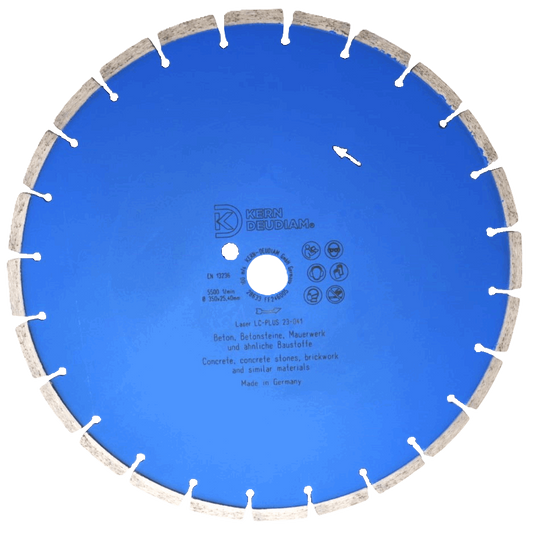 Laser LC Diamond Blade | Kern-Deudiam | 115mm - 450mm - CLM Construction Supplies Ltd