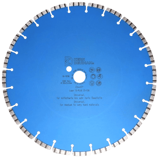 Laser TS PLUS Diamond Blade | Kern-Deudiam | 115mm - 450mm - CLM Construction Supplies Ltd