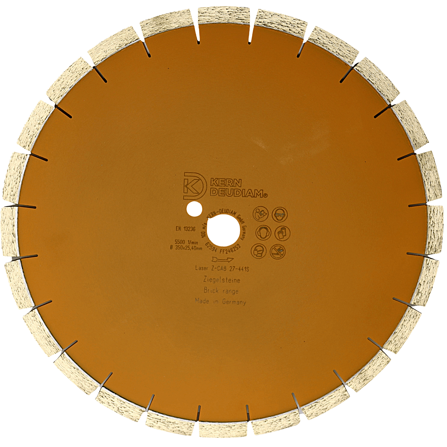 Z-CAB Masonry Blade | Kern-Deudiam | 350mm x 25.4mm - CLM Construction Supplies Ltd